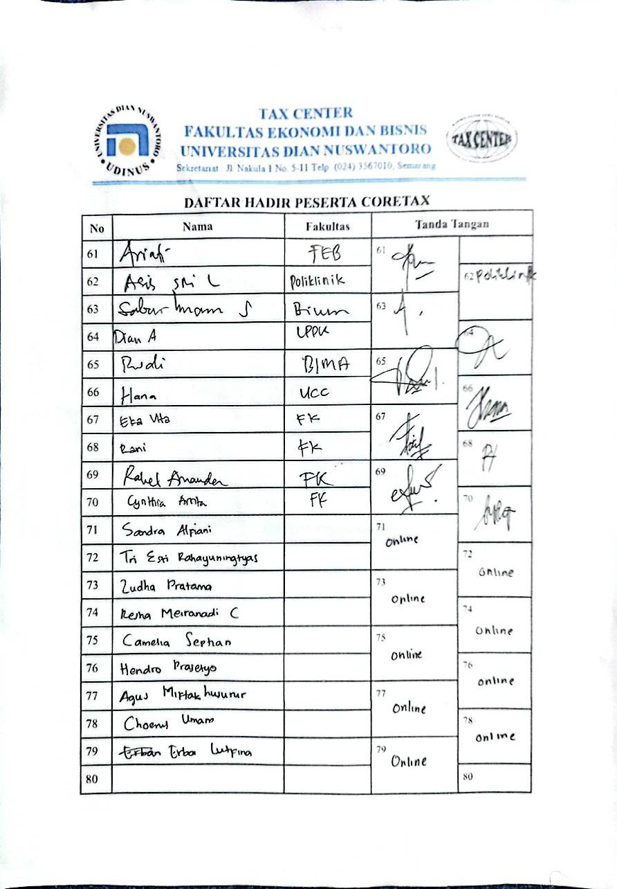 CoreTax Service Campaign